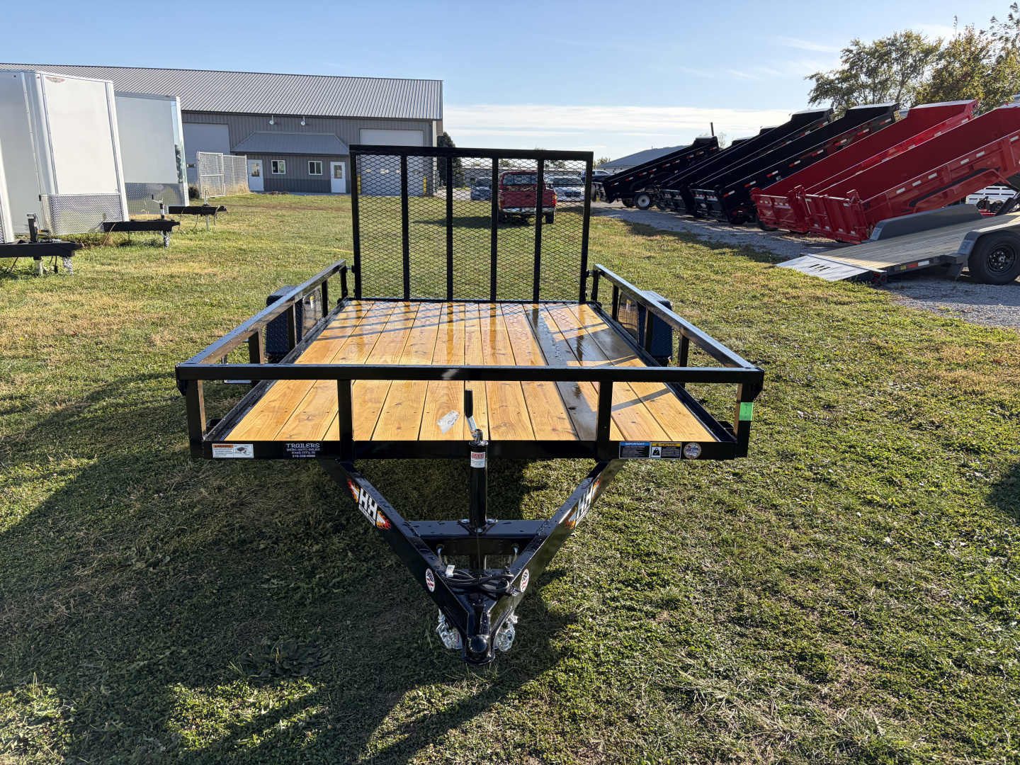 New 2026 H&H Trailers 82x12 Rail Side Utility