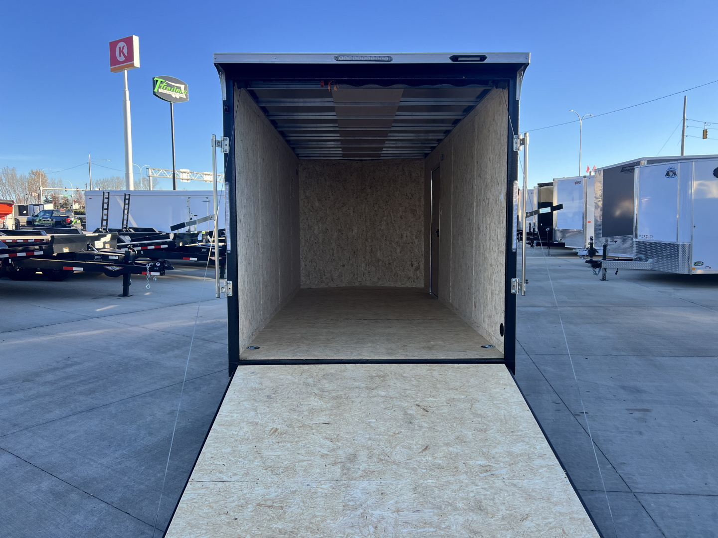 New NEW 2026 Formula 7x16 +V Traverse, 7’ TALL 80.5” Rear door open height Rear Ramp Enclosed Cargo Trailer