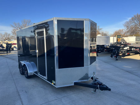 New NEW 2026 Formula 7x16 +V Traverse, 7’ TALL 80.5” Rear door open height Rear Ramp Enclosed Cargo Trailer