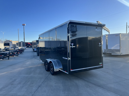 New NEW 2026 Formula 7x16 +V Traverse, 7’ TALL 80.5” Rear door open height Rear Ramp Enclosed Cargo Trailer