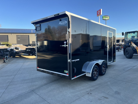 New NEW 2026 Formula 7x16 +V Traverse, 7’ TALL 80.5” Rear door open height Rear Ramp Enclosed Cargo Trailer