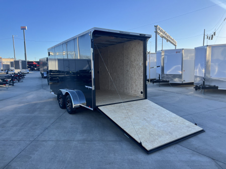 New NEW 2026 Formula 7x16 +V Traverse, 7’ TALL 80.5” Rear door open height Rear Ramp Enclosed Cargo Trailer
