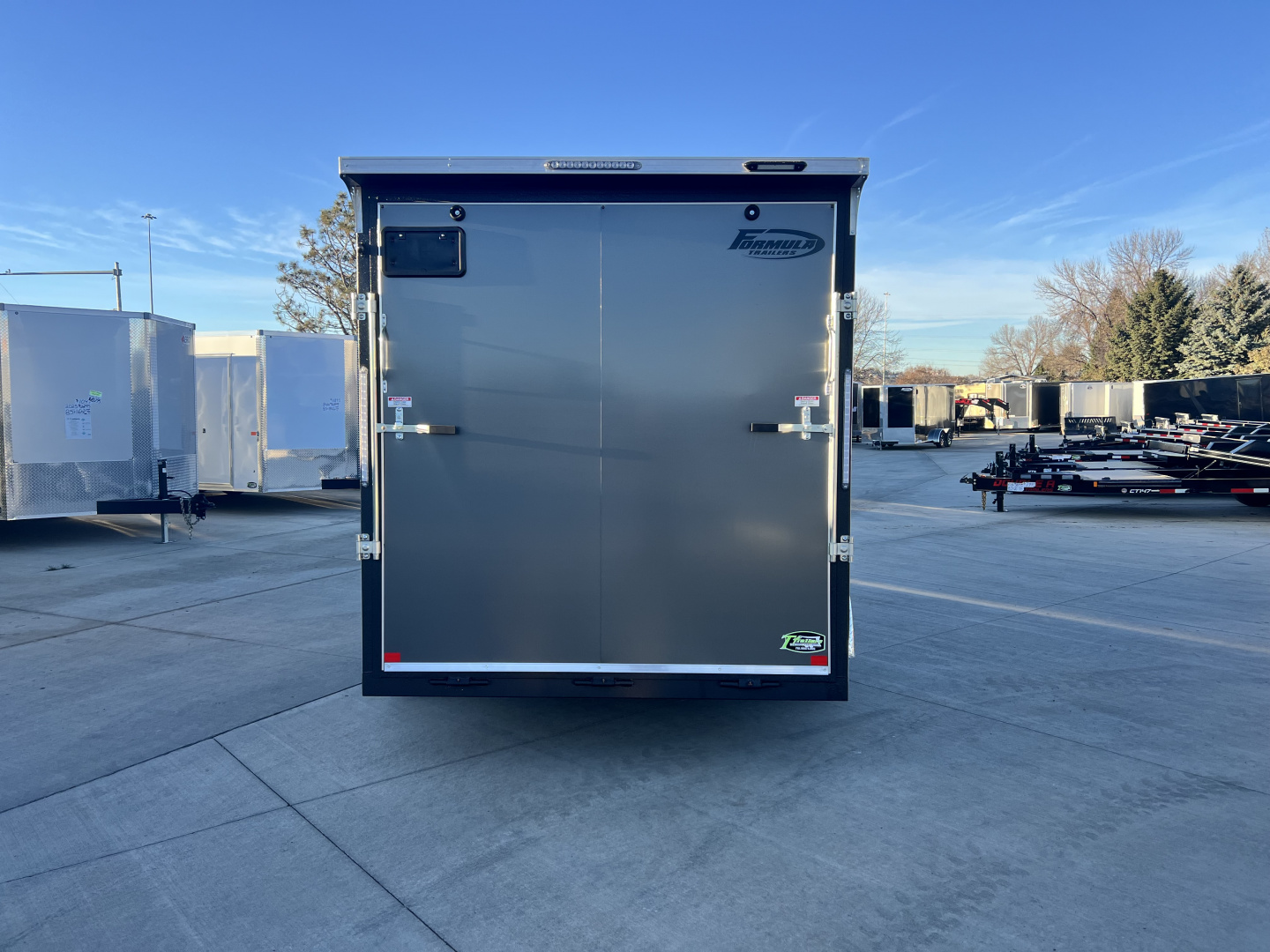 New NEW 2026 Formula 7x16 +V Traverse, 7’ TALL 80.5” Rear door open height Rear Ramp Enclosed Cargo Trailer