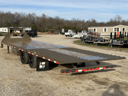New 2026 Load Trail GL 102x32 Deckover Trailer Hydraulic Dovetail 14 Ply 25900 GVWR