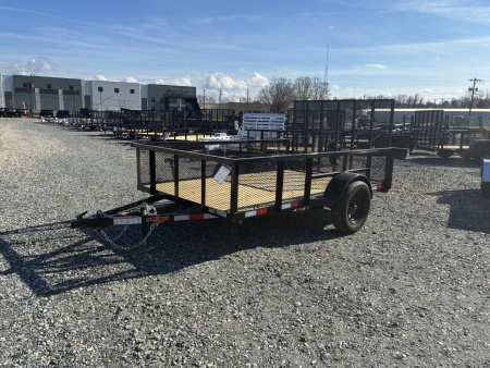 New 2026 Down 2 Earth Trailers 6x10 w/ Gate Utility Trailer w/ 2' Expanded Metal Sides *Take an additional $100 off*
