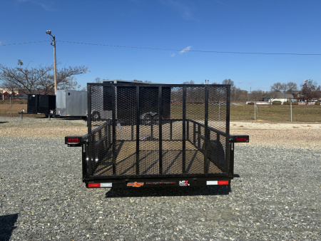 New 2026 Down 2 Earth Trailers 6x10 w/ Gate Utility Trailer w/ 2' Expanded Metal Sides *Take an additional $100 off*
