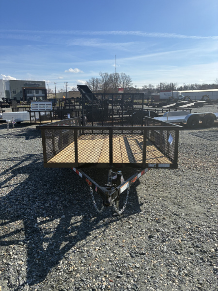 New 2026 Down 2 Earth Trailers 6x12 w/ Gate Utility Trailer w/ 2' Expanded Metal Sides *Take an additional $100 off*