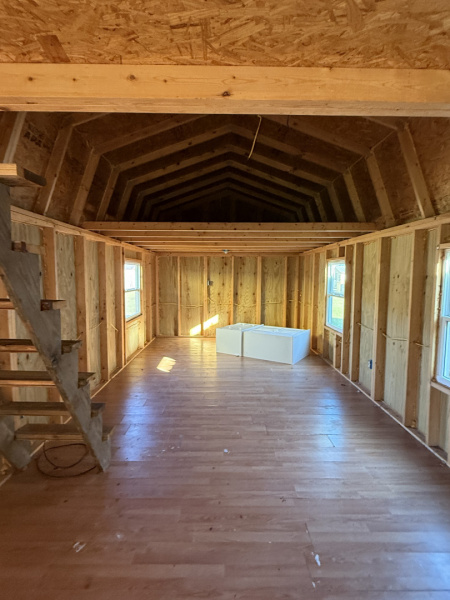 Used USED: 2025 Yoder 12X32 - Side Lofted Barn Shed, Call For Price