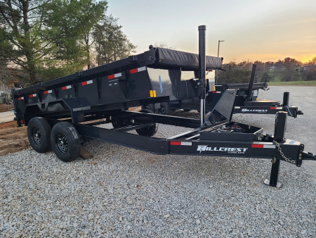 New Hillcrest 7X14 DUMP TRAILER, 14K, HYD JACK