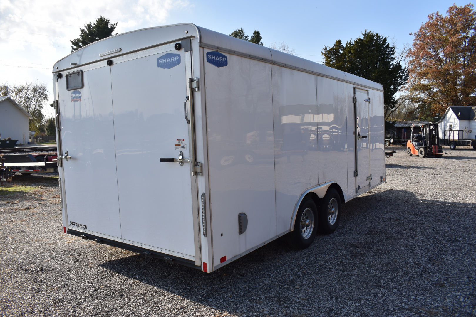 Used 2019 United Trailers ULT 8.5X20 RAMP 6'6" TALL Car / Racing Trailer