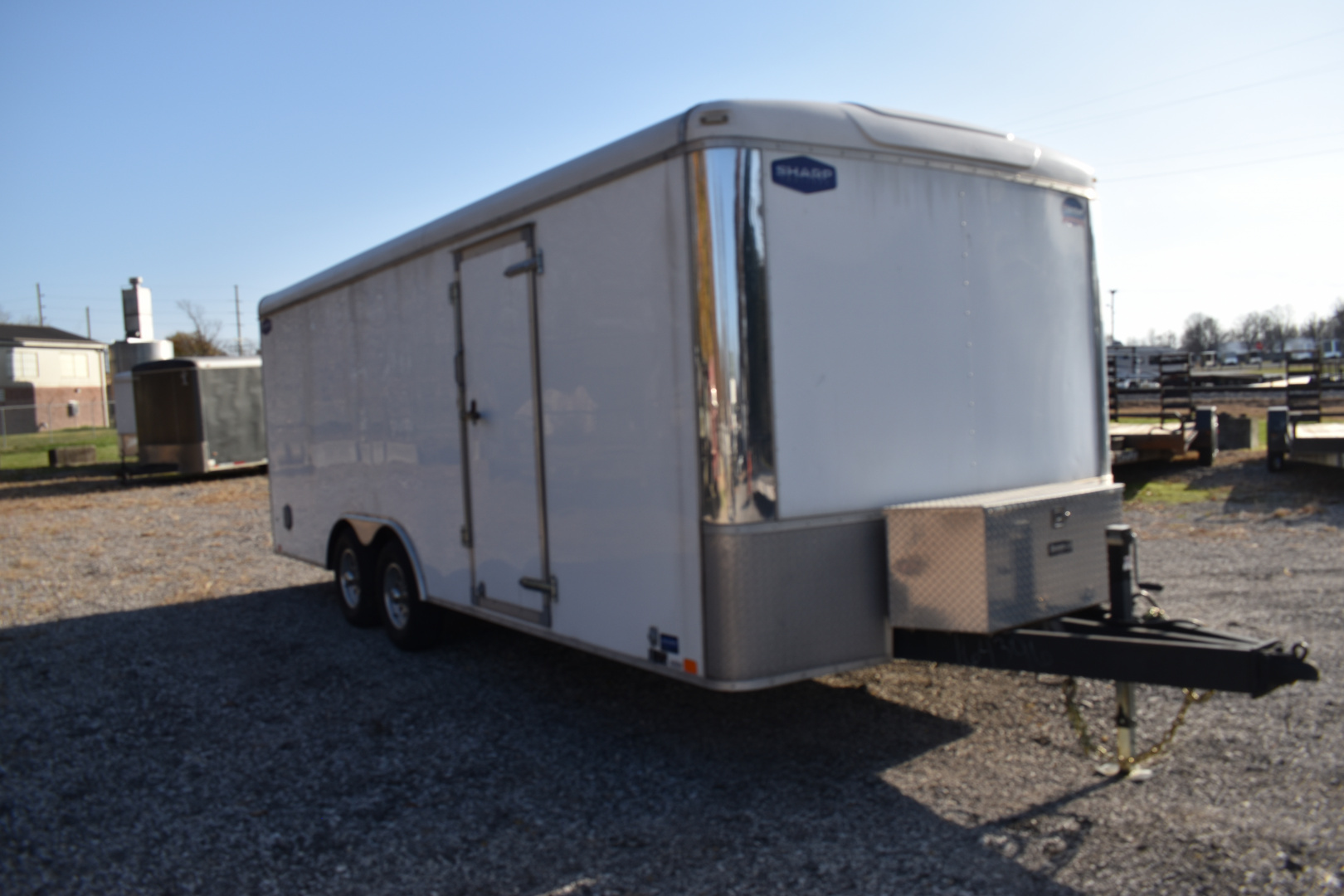 Used 2019 United Trailers ULT 8.5X20 RAMP 6'6" TALL Car / Racing Trailer