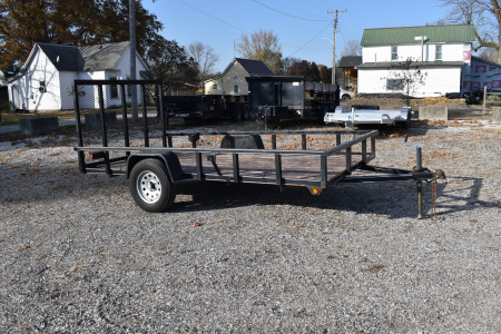 Used 2019 Lone Wolf Trailers 77X12 TUBE TOP Utility Trailer