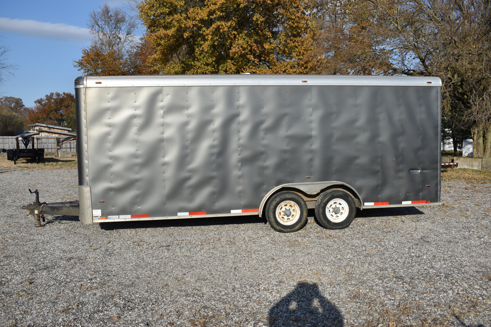 Used 2015 Atlas 8.5X20 RAMP Cargo / Enclosed Trailer