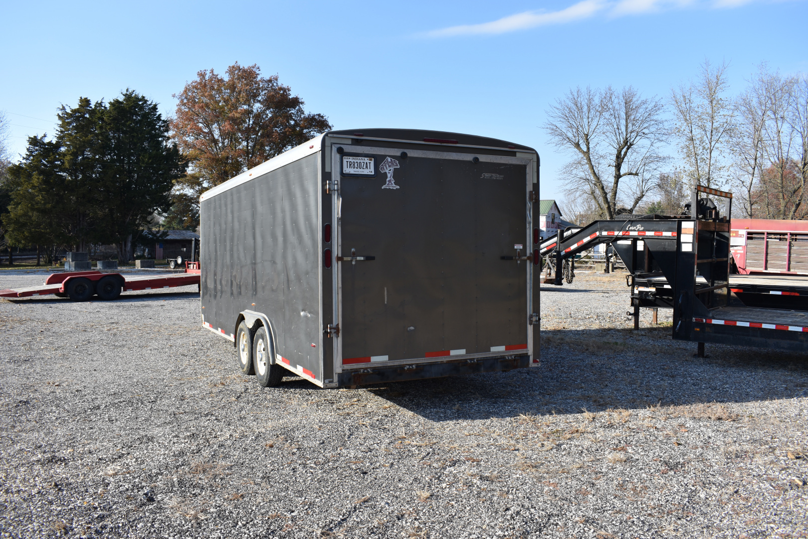 Used 2015 Atlas 8.5X20 RAMP Cargo / Enclosed Trailer