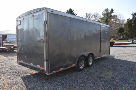 Used 2015 Atlas 8.5X20 RAMP Cargo / Enclosed Trailer