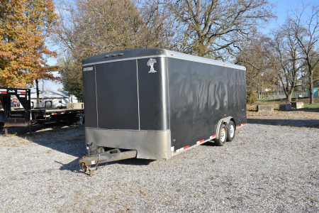 Used 2015 Atlas 8.5X20 RAMP Cargo / Enclosed Trailer