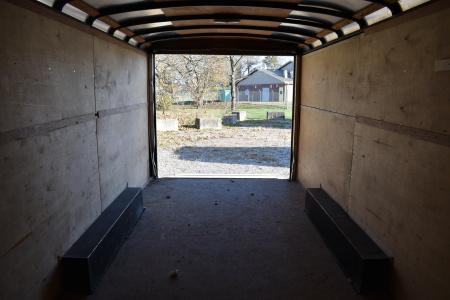 Used 2015 Atlas 8.5X20 RAMP Cargo / Enclosed Trailer