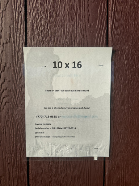 Used USED: 2025 Yoder 10X16 - Lofted Barn Shed, Call For Price