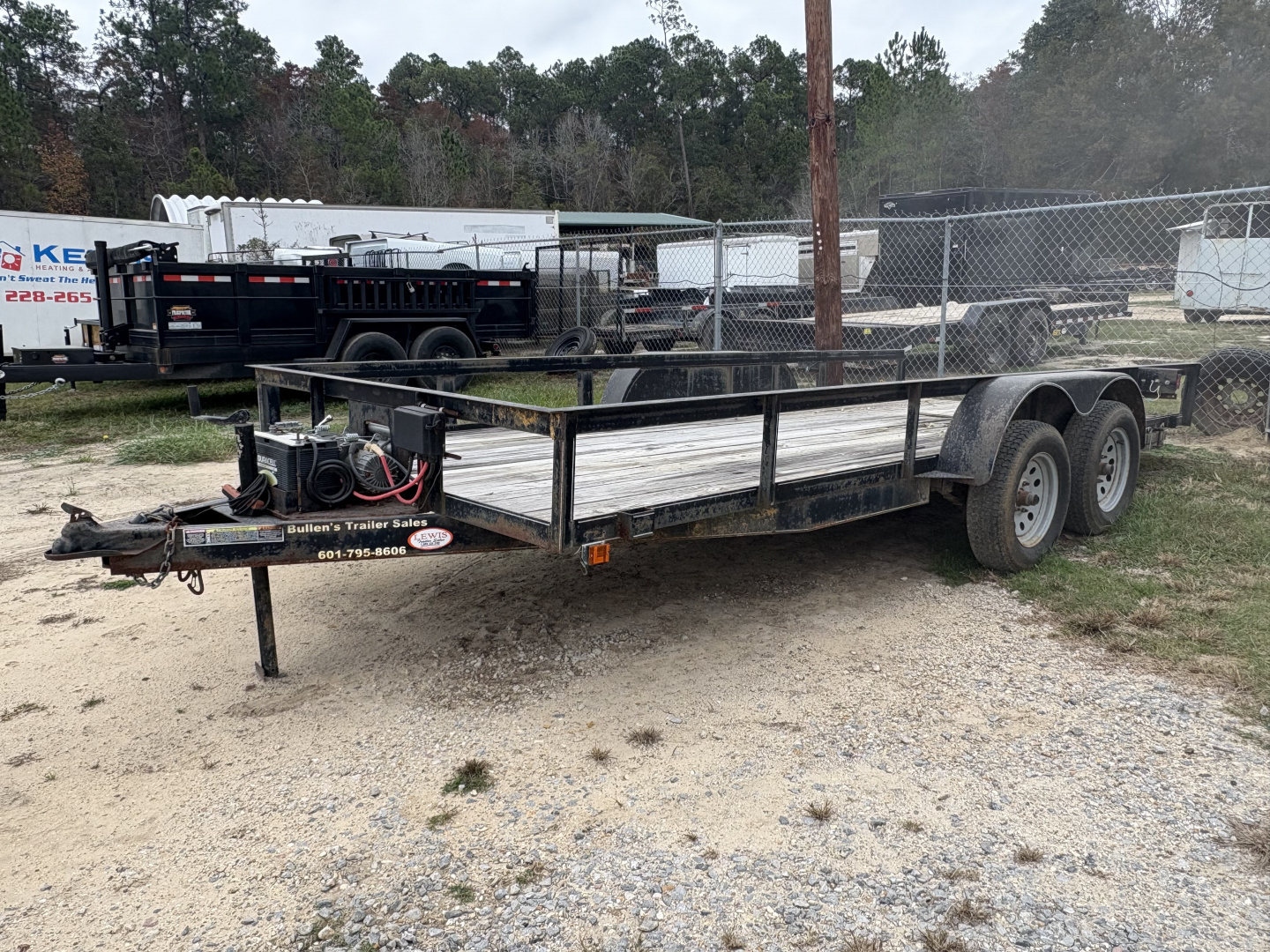 Used 2010 7X16TA Utility Trailer