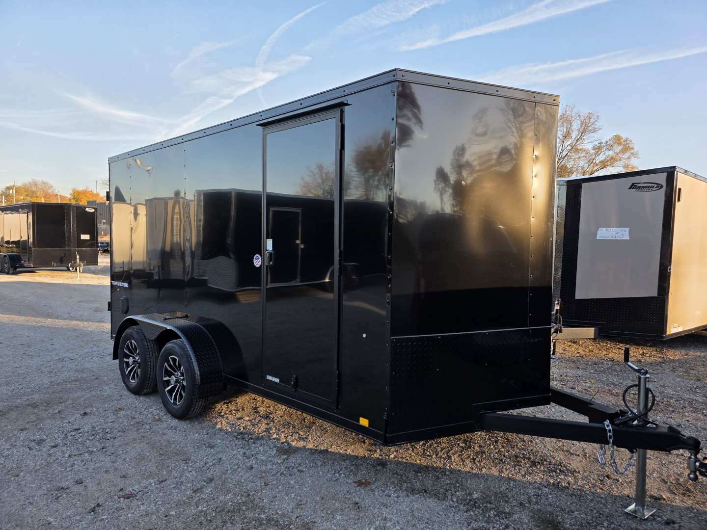 New 2026 Formula Trailers 7X14 BLACKOUT ENCLOSED CARGO ENCLOSED TRAILER 6'6 INSIDE HEIGHT RAMP DOOR Cargo / Enclosed Trailer
