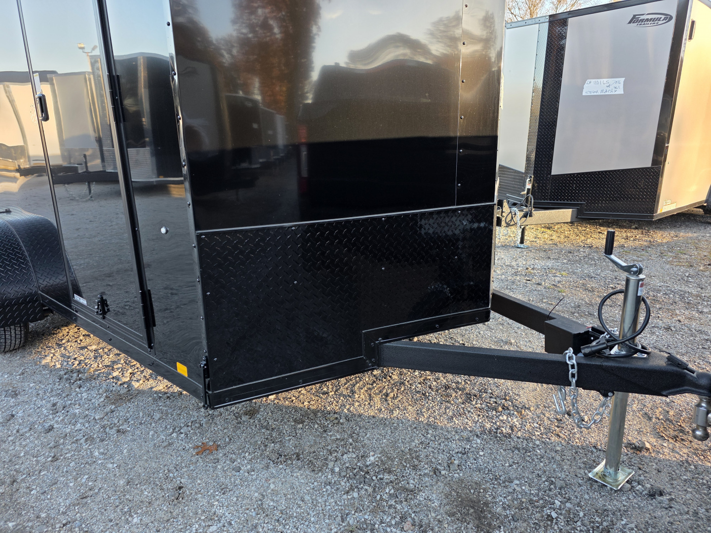 New 2026 Formula Trailers 7X14 BLACKOUT ENCLOSED CARGO ENCLOSED TRAILER 6'6 INSIDE HEIGHT RAMP DOOR Cargo / Enclosed Trailer