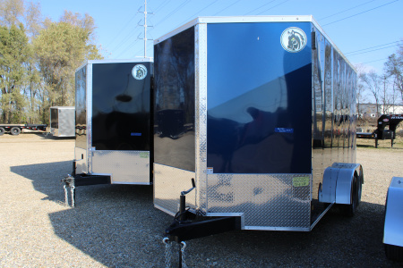 New 2026 Darkhorse Cargo 7X14 + 12" RD ENC Cargo / Enclosed Trailer