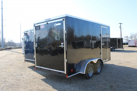 New 2026 Darkhorse Cargo 7X14 + 12" RD ENC Cargo / Enclosed Trailer