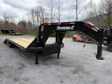 New 2026 Diamond C FMAX212 GOOSENECK TRAILER HYDRO DOVE & JACKS ALUMINUM OUTER RIMS WIRELESS REMOTE & SOLAR CHARGER