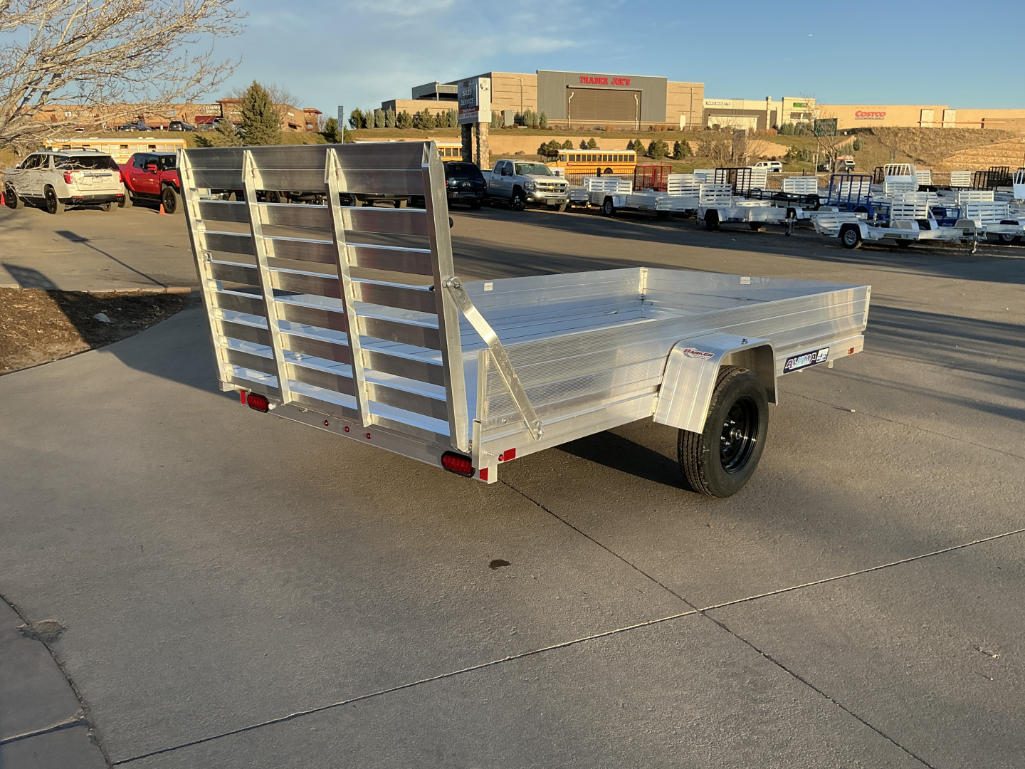 New 2026 Aluma 6812H-ESA-S-TG Utility Trailer