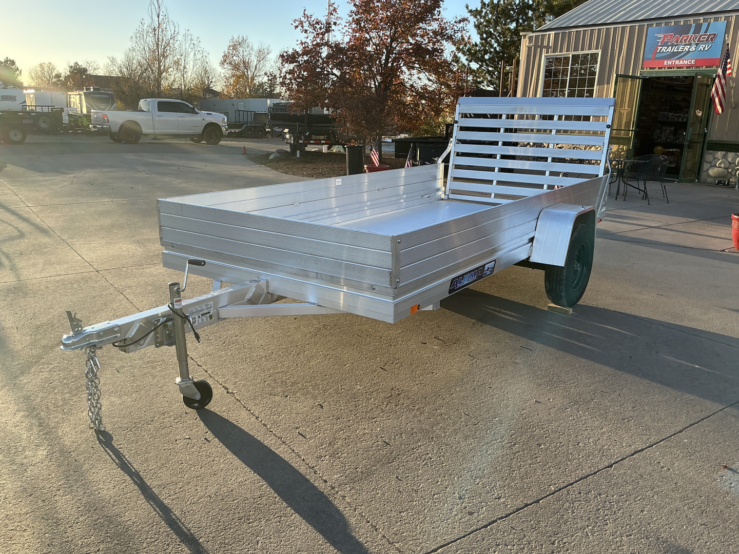 New 2026 Aluma 6812H-ESA-S-TG Utility Trailer