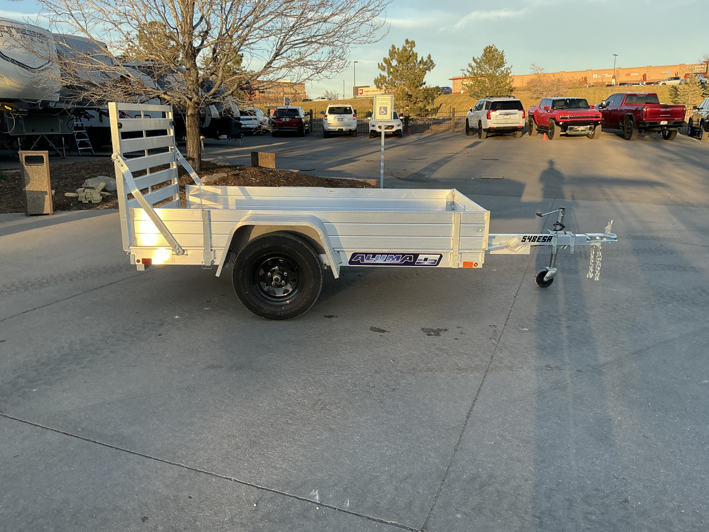 New 2026 Aluma 548ESA-S-TG Utility Trailer