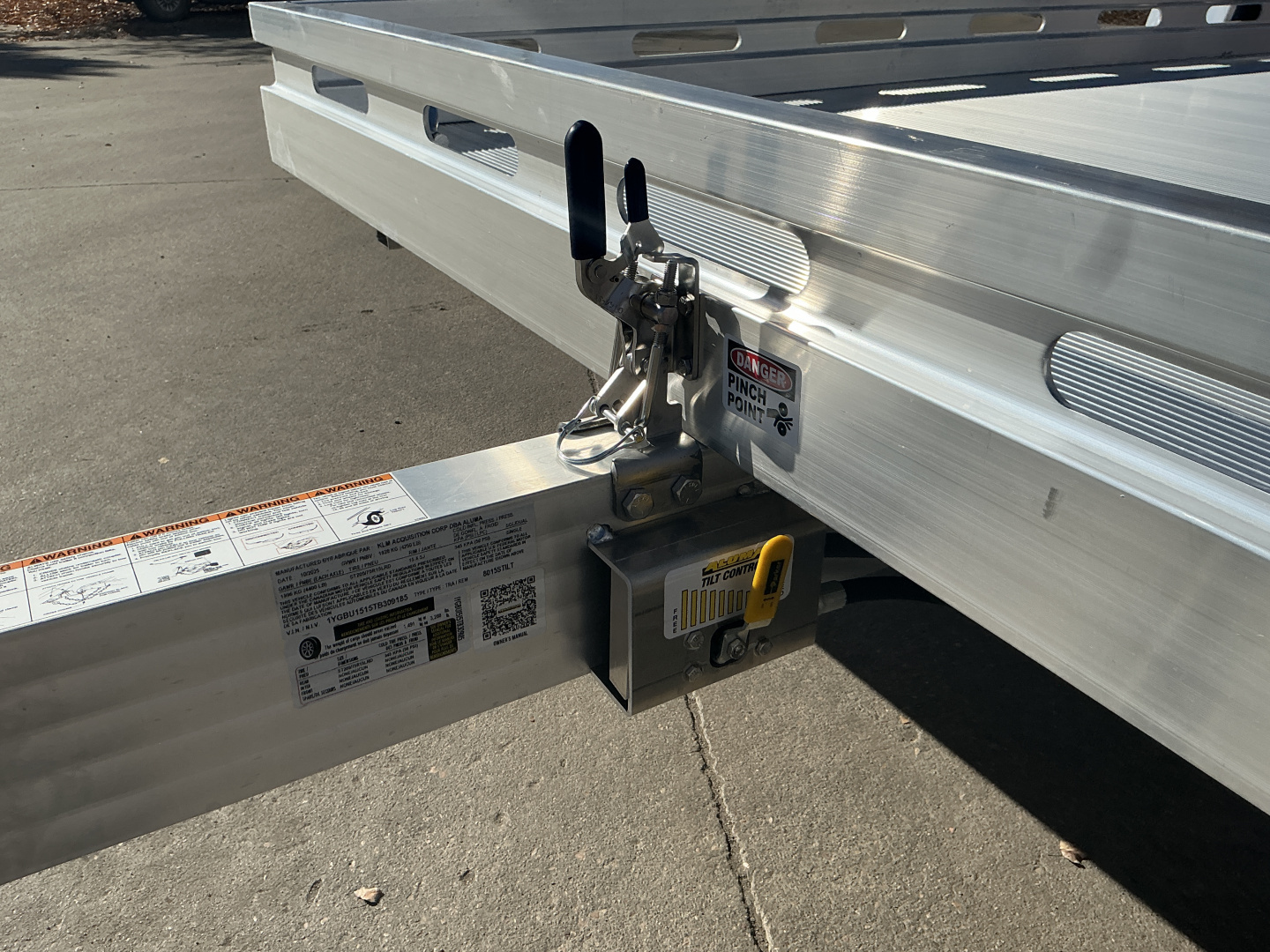 New 2026 Aluma 8015TILT-S-EL Utility Trailer