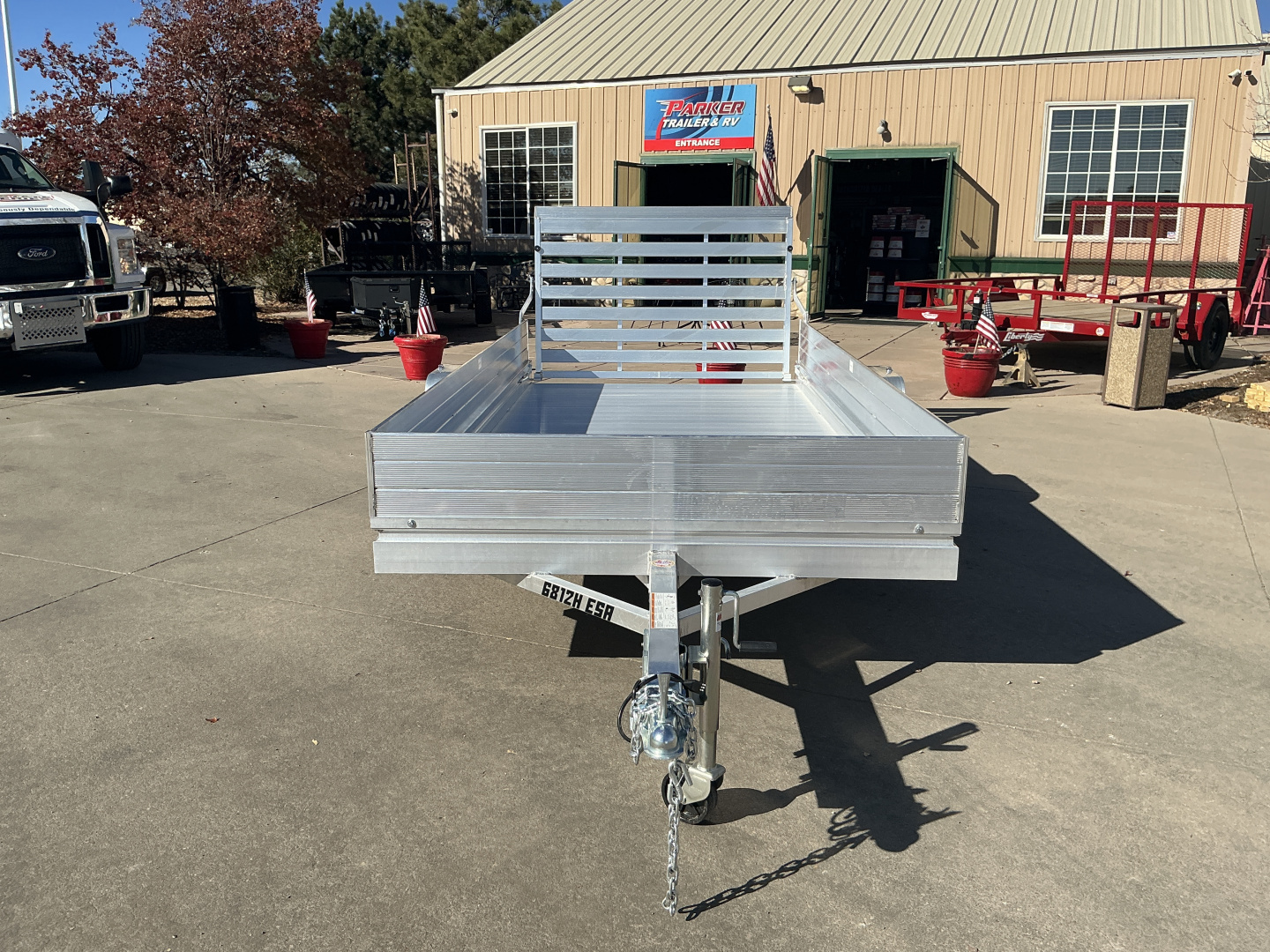 New 2026 Aluma 6812H-ESA-S-TG Utility Trailer