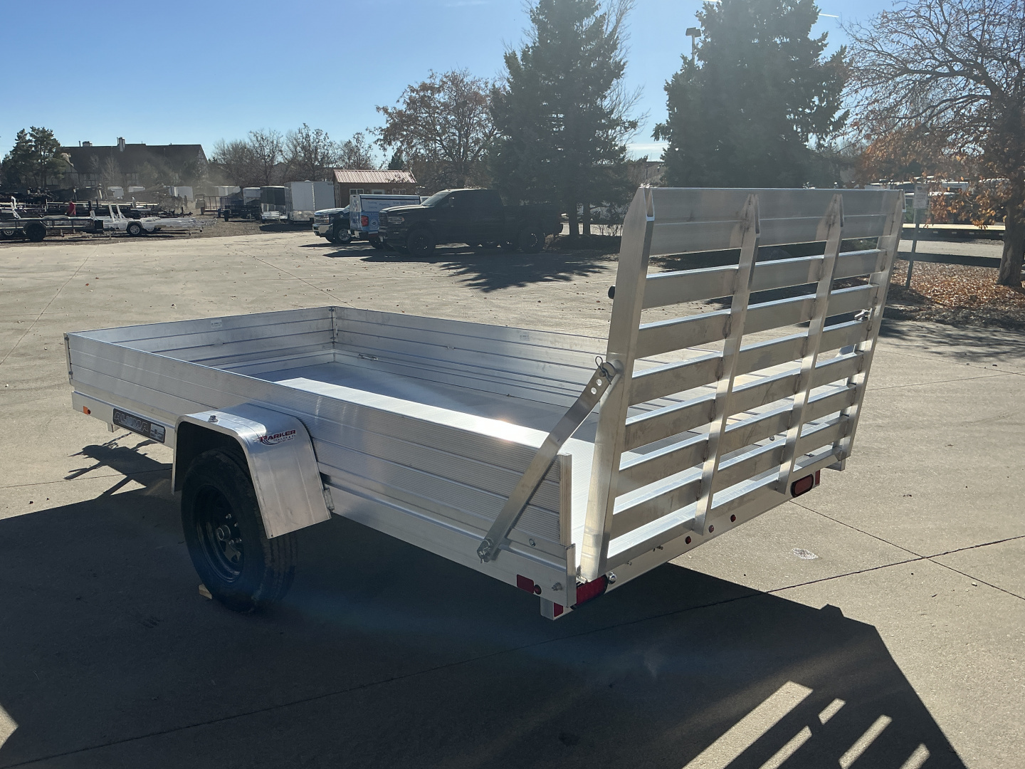 New 2026 Aluma 6812H-ESA-S-TG Utility Trailer