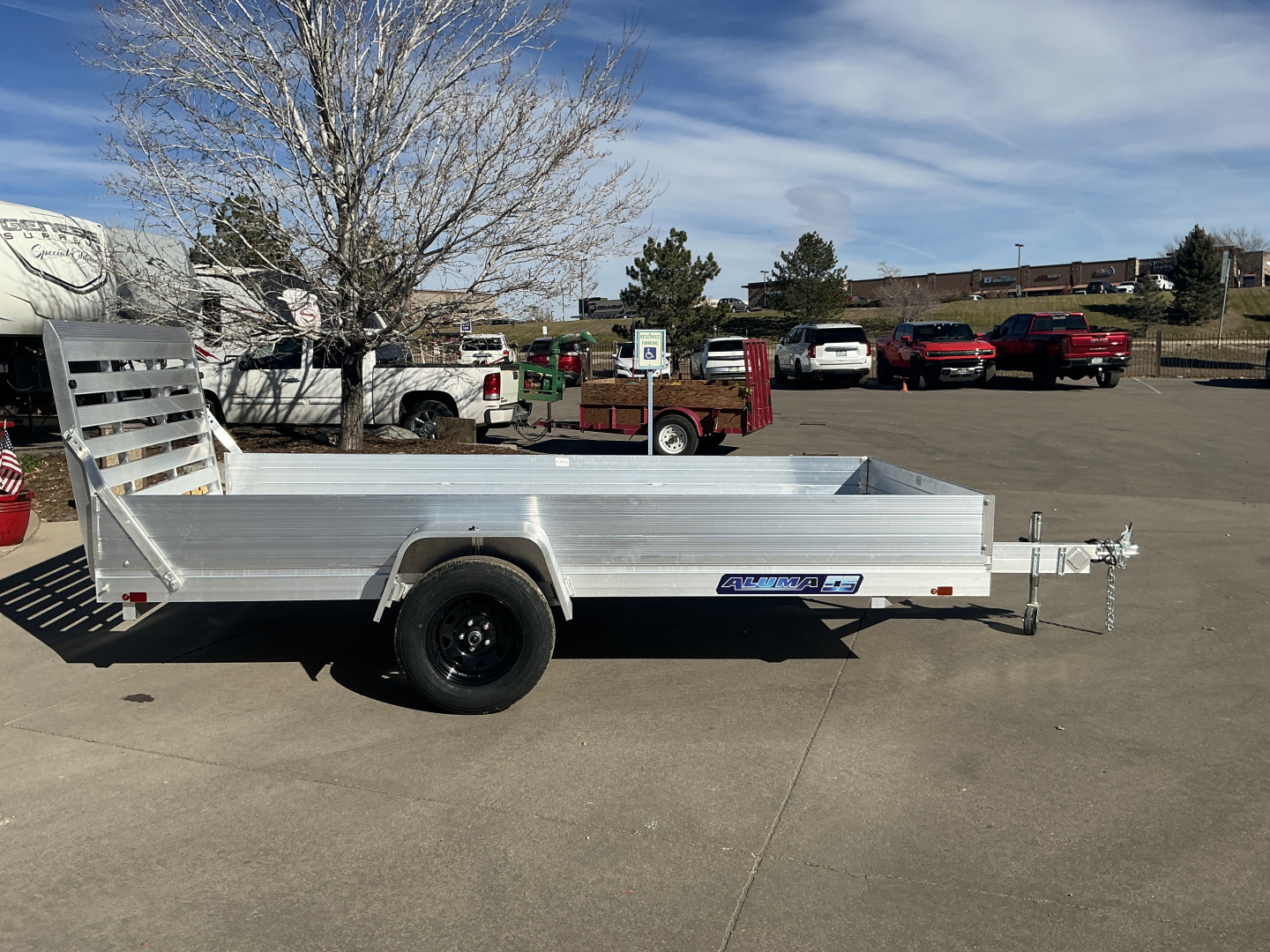 New 2026 Aluma 6812H-ESA-S-TG Utility Trailer