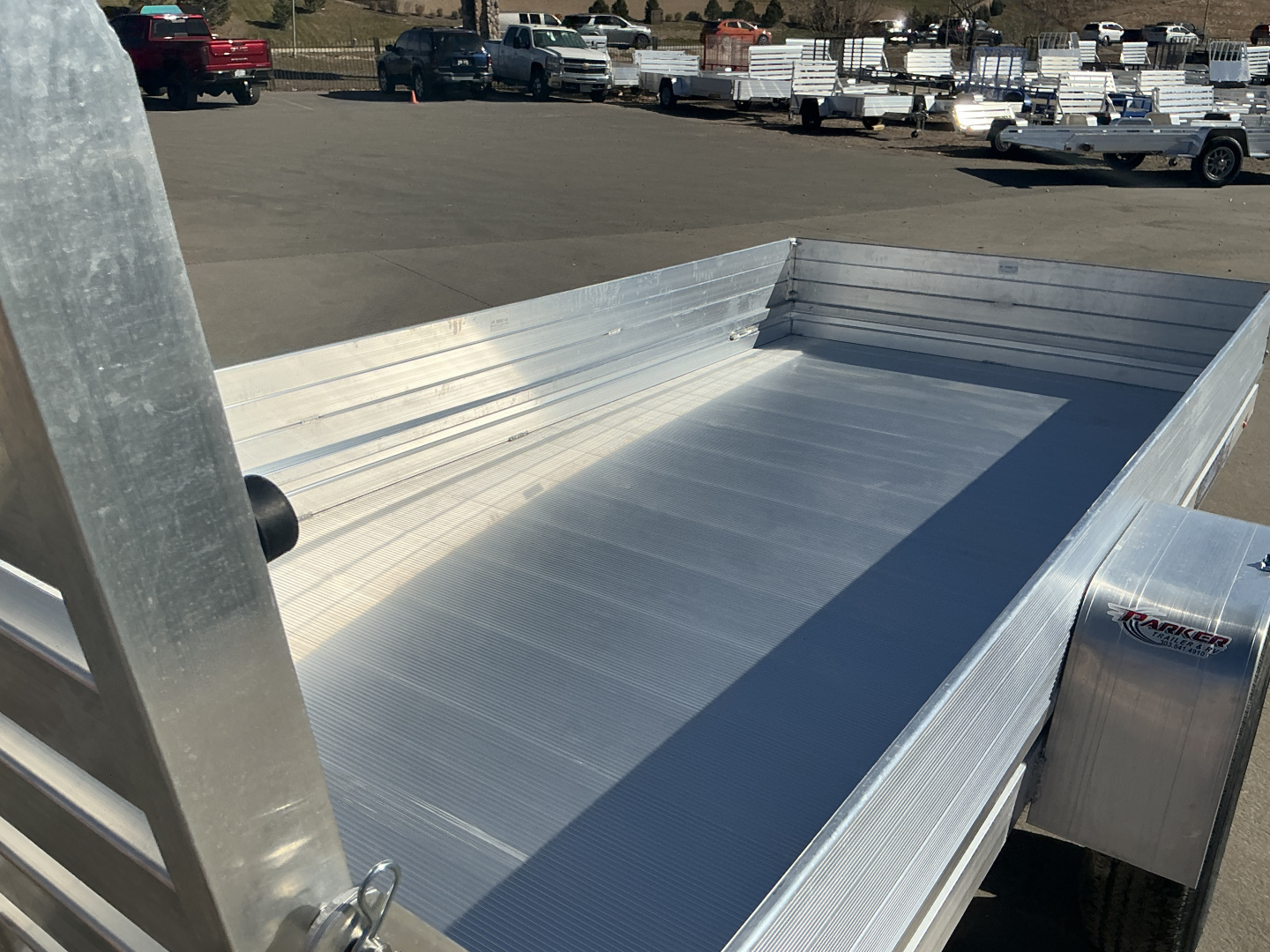 New 2026 Aluma 6812H-ESA-S-TG Utility Trailer