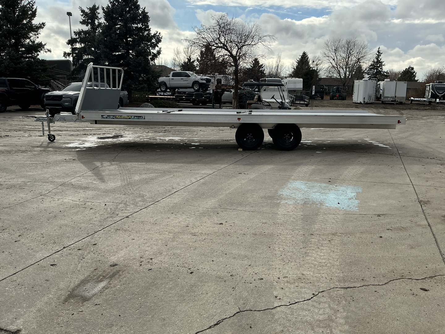 New 2024 Aluma 8624DH-TA-EL-SRP-15SL Flatbed Trailer