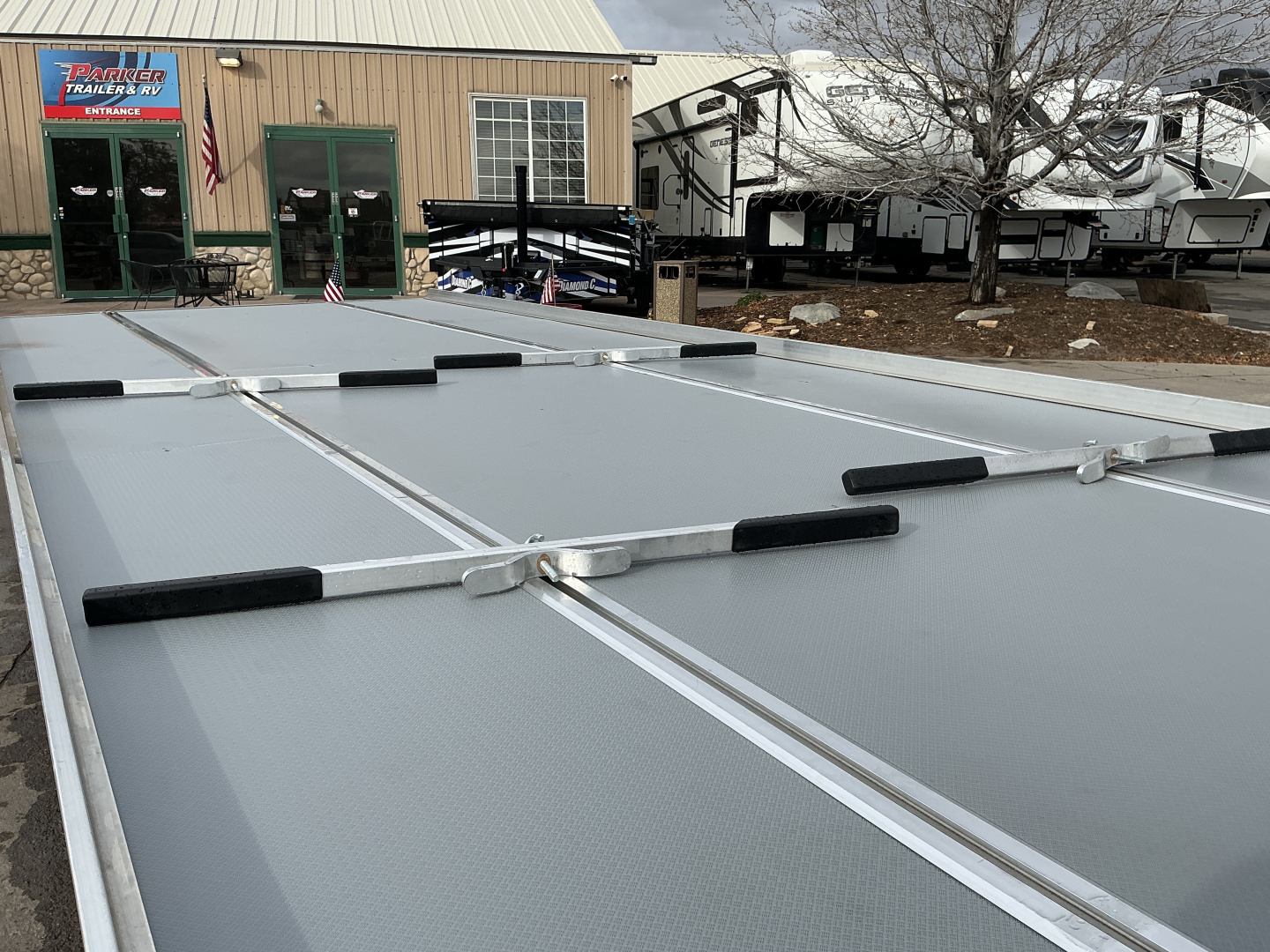 New 2024 Aluma 8624DH-TA-EL-SRP-15SL Flatbed Trailer