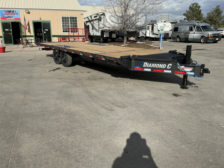 New 2026 Diamond C DET207 24X102 Flatbed Trailer