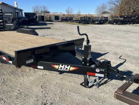 New 2026 H&H Trailers 82x20 18+2 Equipment Trailer 14K GVWR Drive over Fenders