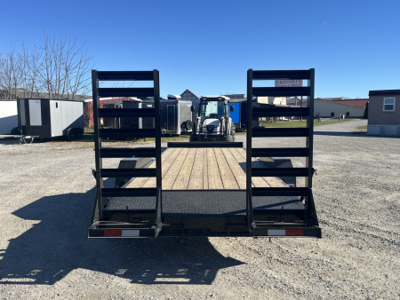 New 2026 H&H Trailers 82x20 18+2 Equipment Trailer 14K GVWR Drive over Fenders