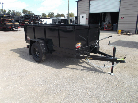 New 2026 Prospector 4x8 CW 3.5K Dump Trailer / 24  Sides