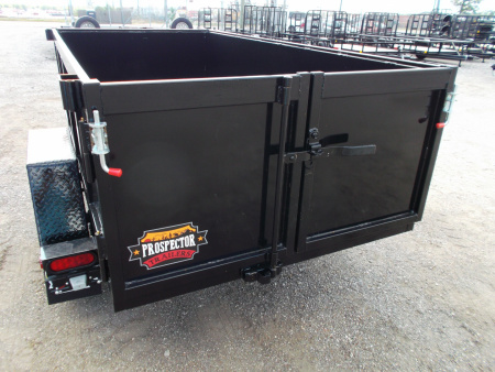 New 2026 Prospector 4x8 CW 3.5K Dump Trailer / 24  Sides