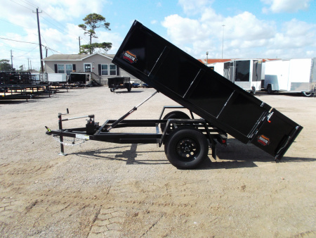New 2026 Prospector 4x8 CW 3.5K Dump Trailer / 24  Sides