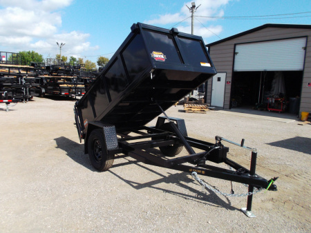 New 2026 Prospector 4x8 CW 3.5K Dump Trailer / 24  Sides