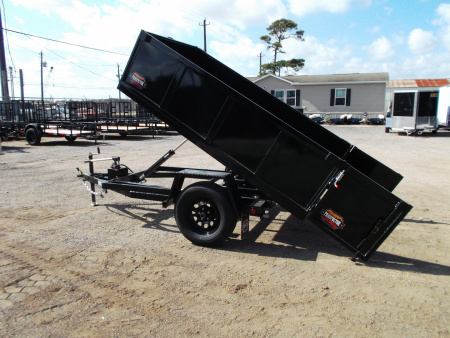 New 2026 Prospector 4x8 CW 3.5K Dump Trailer / 24  Sides