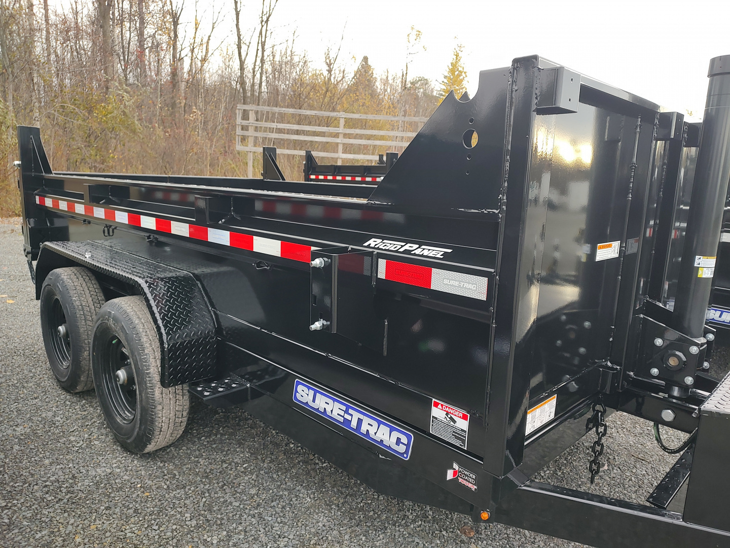 New 2026 Sure-Trac Low Profile Telescopic 6' x 12' (10K) Dump Trailer