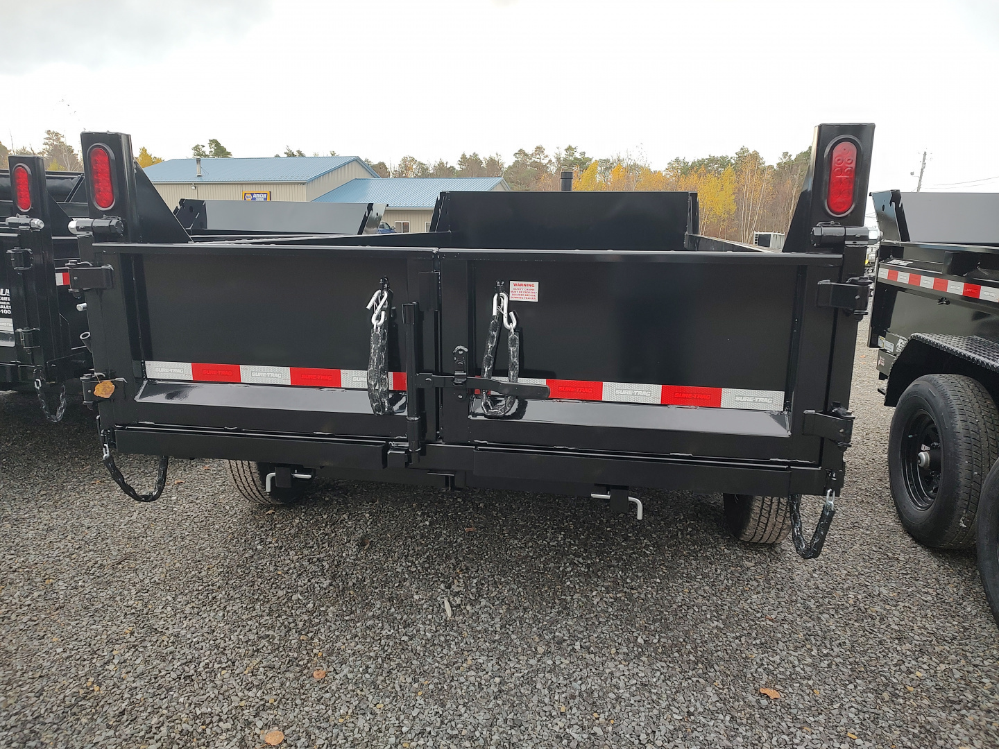 New 2026 Sure-Trac Low Profile Telescopic 6' x 12' (10K) Dump Trailer