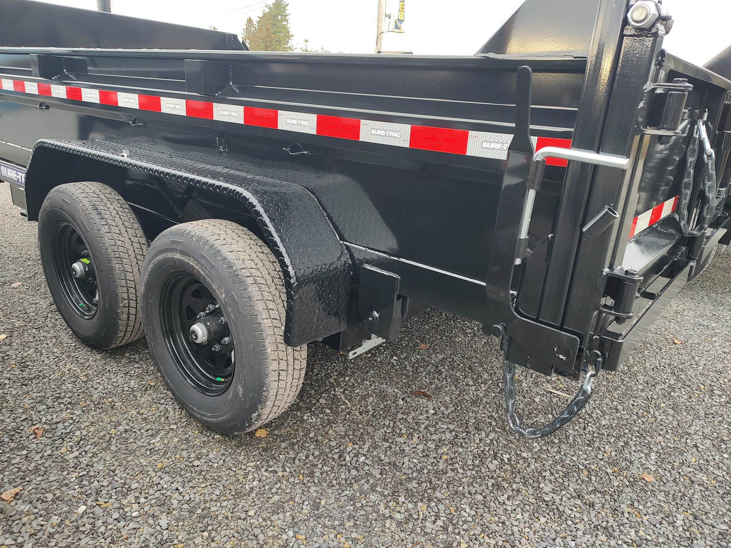 New 2026 Sure-Trac Low Profile Telescopic 6' x 12' (10K) Dump Trailer