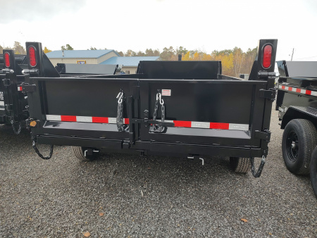 New 2026 Sure-Trac Low Profile Telescopic 6' x 12' (10K) Dump Trailer